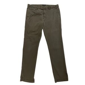 Men's Ted Baker Khaki Green Genay Trousers Chino‎ W36x30 Pants